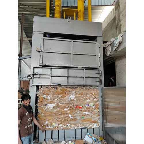 Paper Scrap Baling Machine - Color: Grey