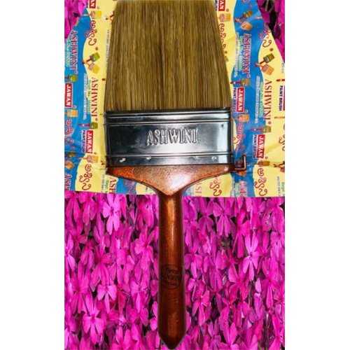 Ashwini Pvc Handle Paint Brush - Bristle Color: Brown