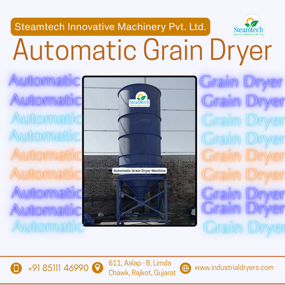 Mild Steel Automatic Grain Dryer