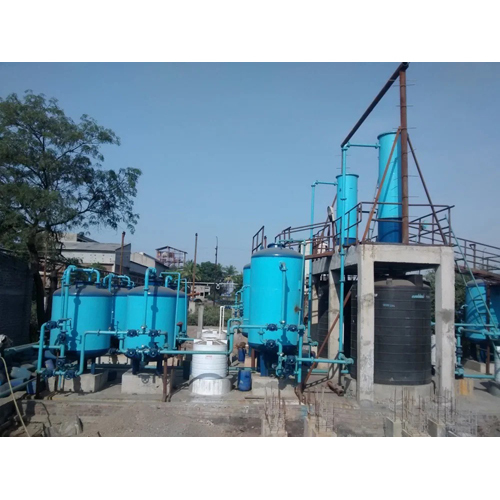 50-300 Kld Industrial Effluent Treatment Plant - Color: Blue Paint Coated