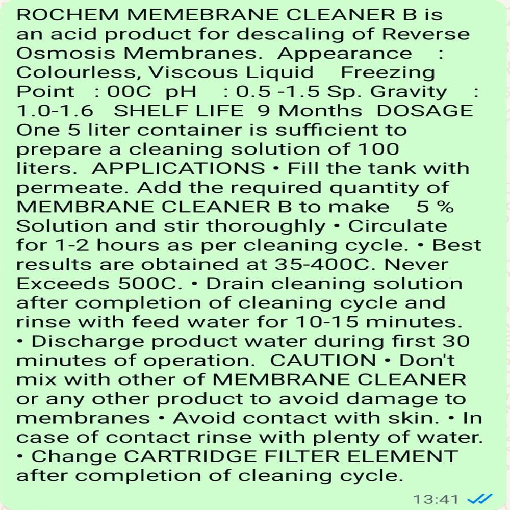 Rochem Membrane Solution D