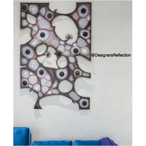 Abstract Wall Art In Metal Cut Work