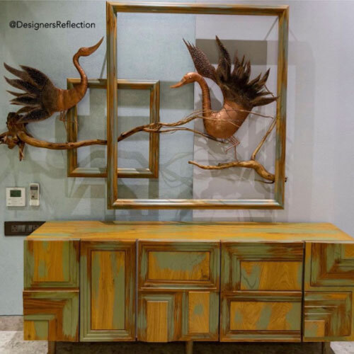 Birdy Wall Art In Customised Scenic Frame