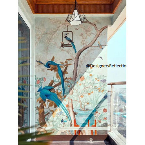 Birds,Trees,Flowers View Paintings On Wall