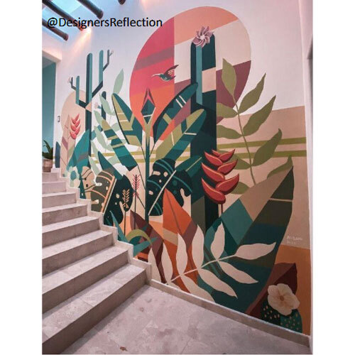 Modern Abstract Art On Wall
