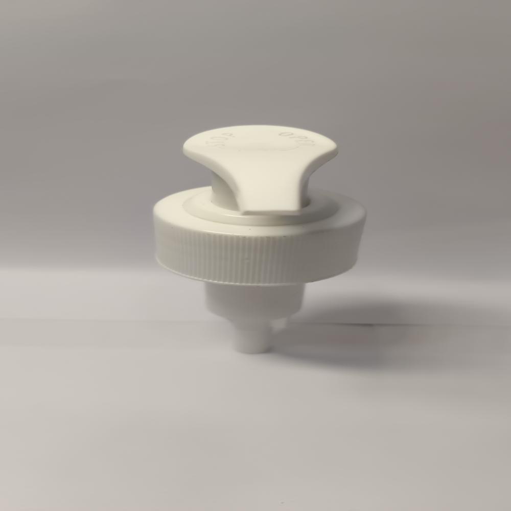 ON/OFF L-1 28mm ribbed white dispenser