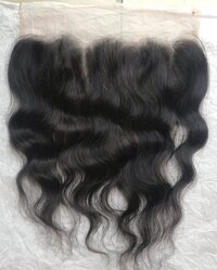 Black Natural Color HD Lace 13x6 Wavy Frontal Human Hair Vendor, Hair Grade: 10A, Packaging Size: 10