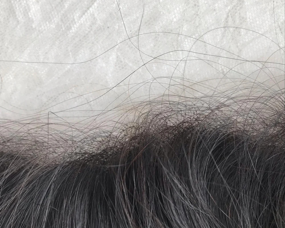 Black Natural Color HD Lace 13x6 Wavy Frontal Human Hair Vendor, Hair Grade: 10A, Packaging Size: 10
