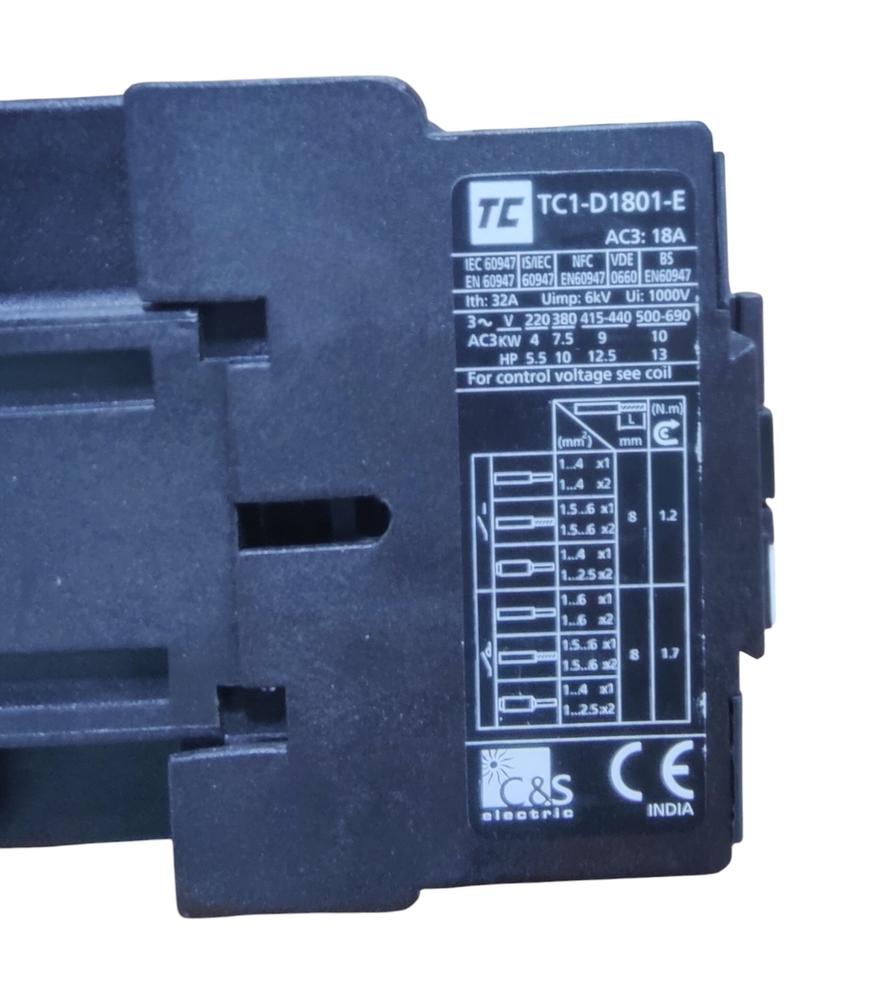 C&s Contactor  Tc1d1801m5a A 
