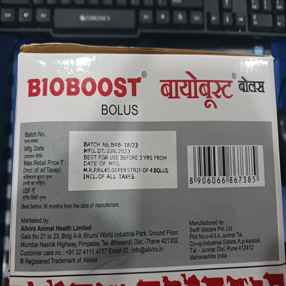 Bioboost Probiotics , Amino Acid & Liver Extract Bolus 