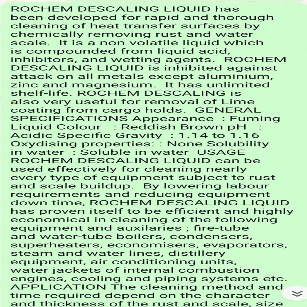 Rochem Descaling Liquid