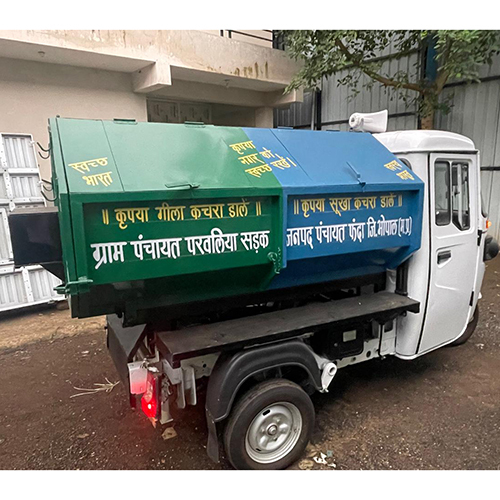 Three Wheel Garbage Tipper - Material: Iron