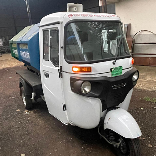 Three Wheel Garbage Tipper - Material: Iron