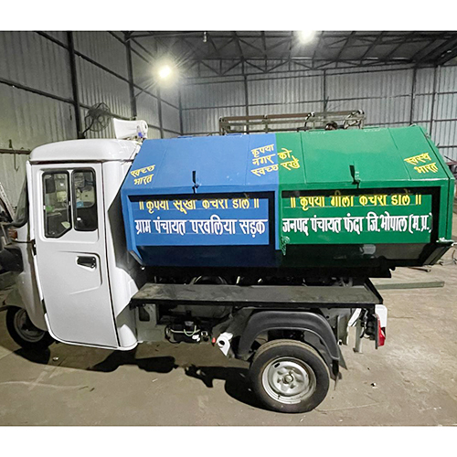 Three Wheel Garbage Tipper - Material: Iron
