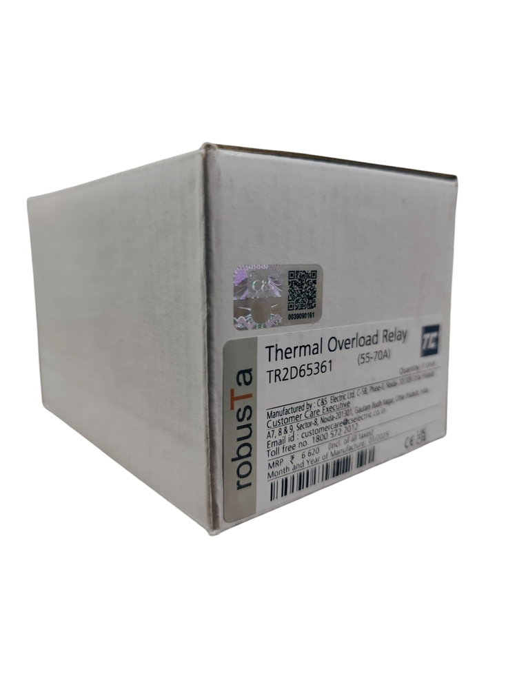 C&s Olr Tr2d65361 - 1000v Uimp, 6kv, Current Rating 55-70a | Designed For Robust Overcurrent Protection And Control In Electrical Systems