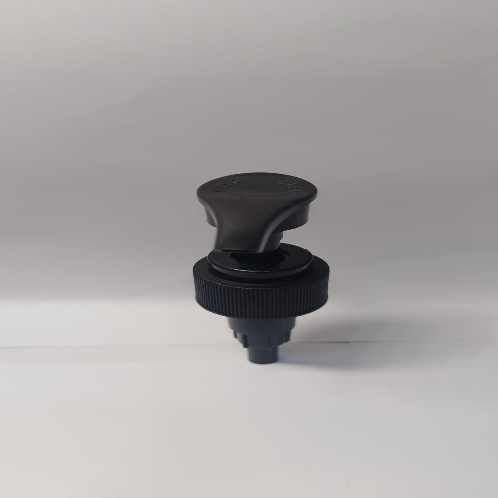 Screw Lock L-1 24mm Ribbed White Dispenser