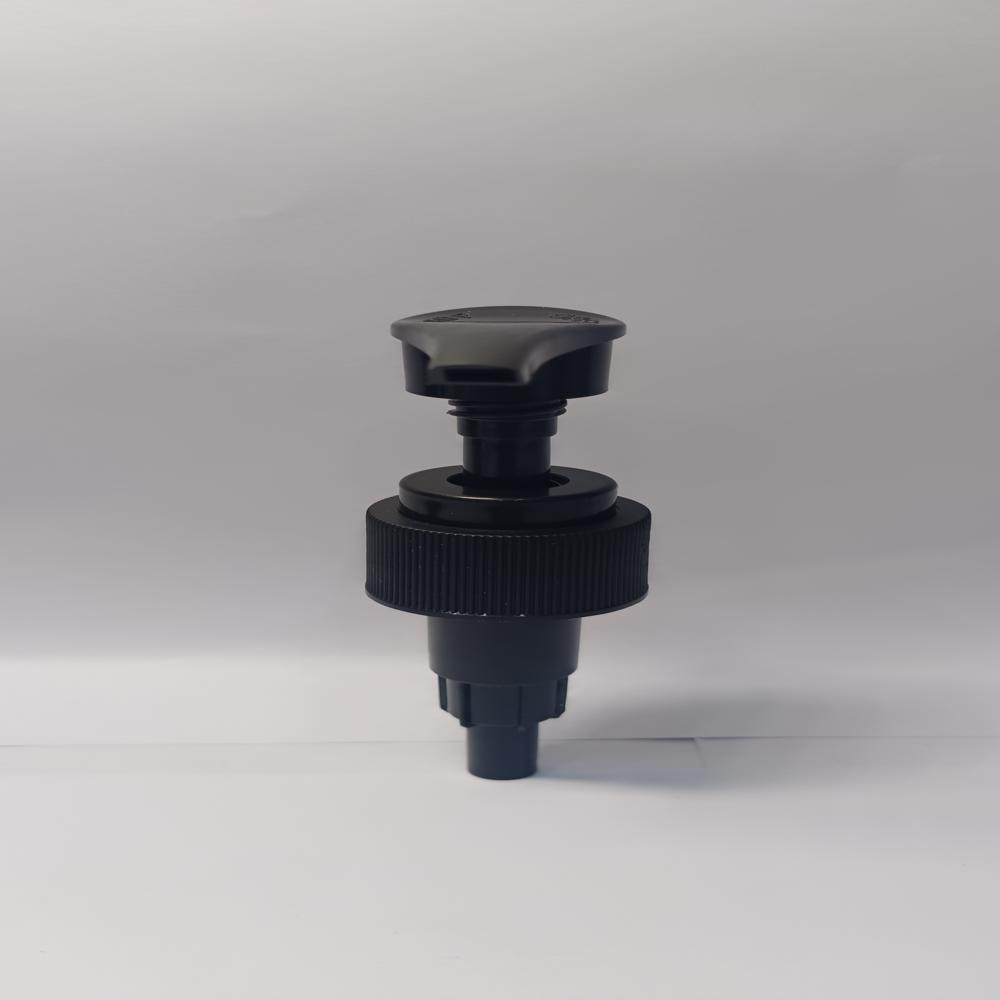 Screw Lock L-1 24mm Ribbed White Dispenser