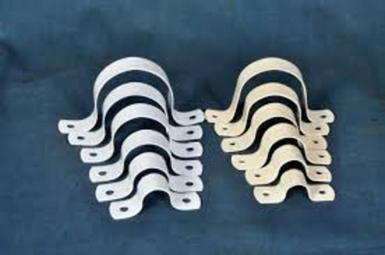 Upvc Pipe Clamp - Color: Silver