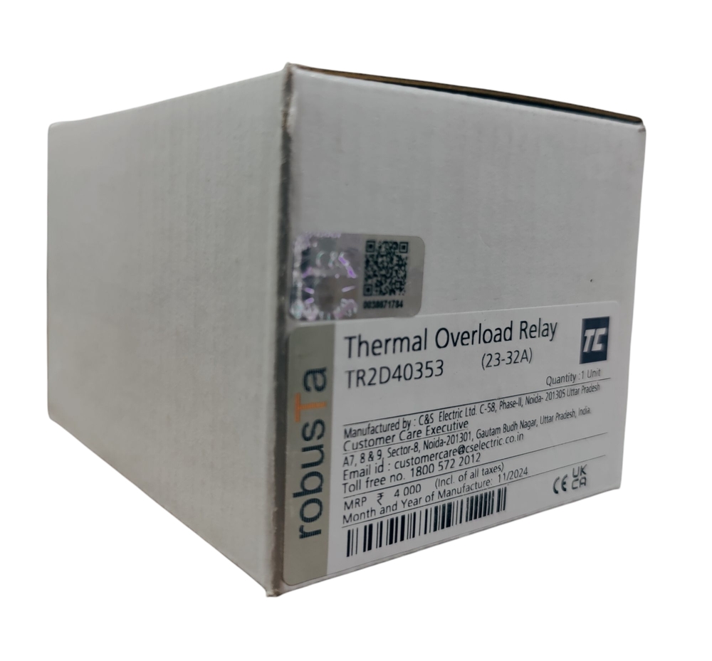 C&s Olr Tr2d40353 - 1000v Uimp, 6kv Rating, 23.0-32.0 A Range | Designed For High Voltage Applications