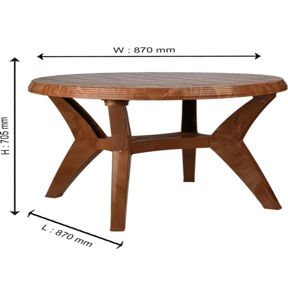 NATIONAL PARTY ROUND ROMA DINING TABLE 