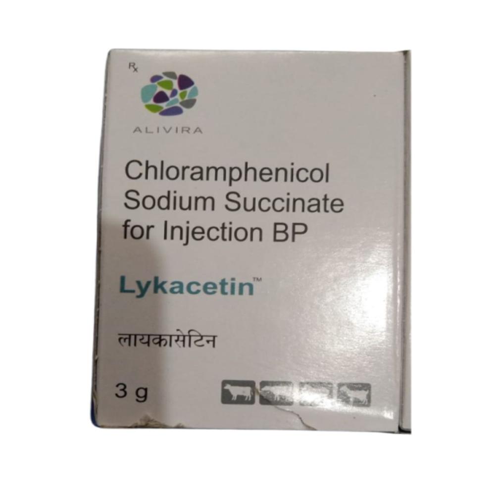 Lykacetin  Chloramphenicol Sodium Succinate Injection 3gm 