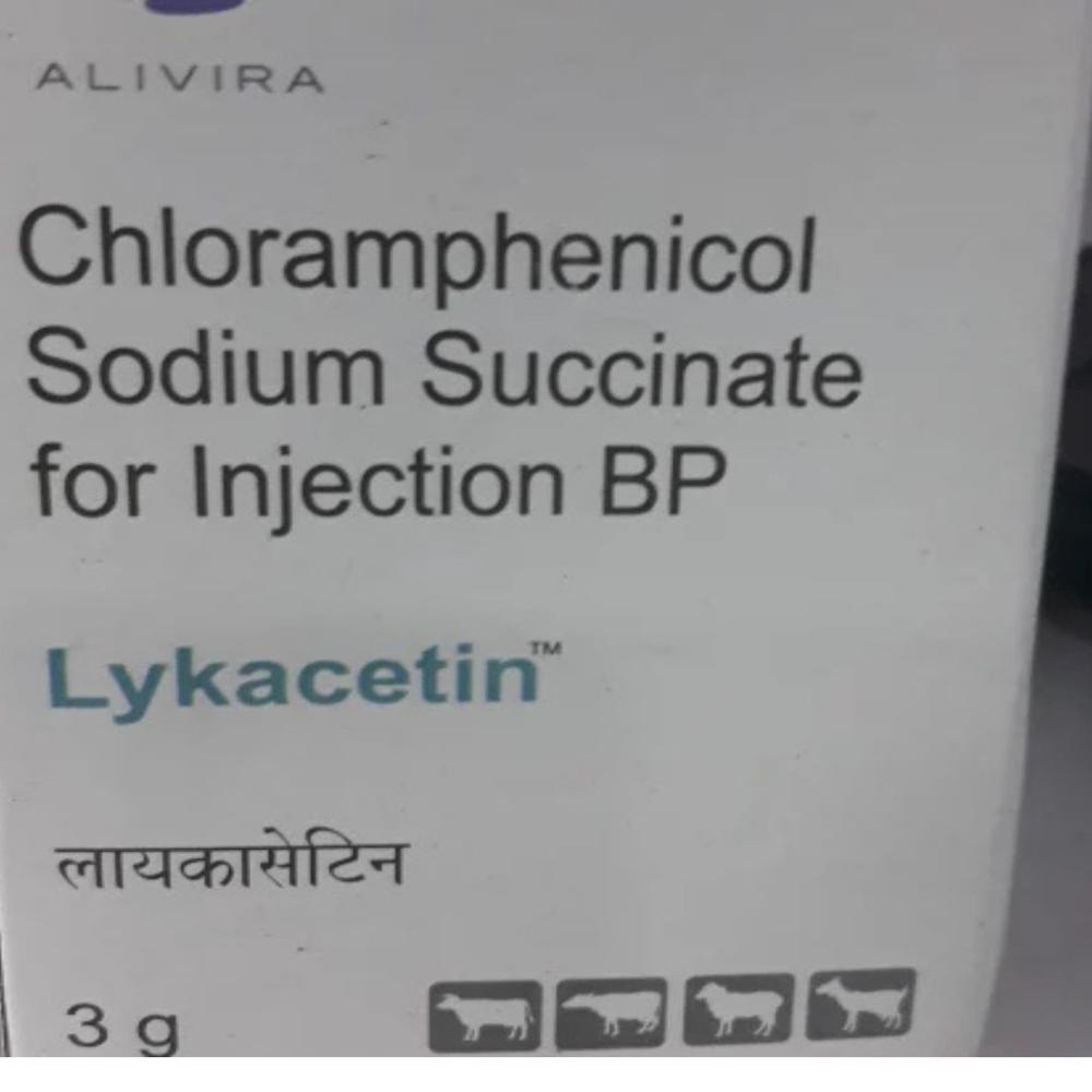 Lykacetin  Chloramphenicol Sodium Succinate Injection 3gm 