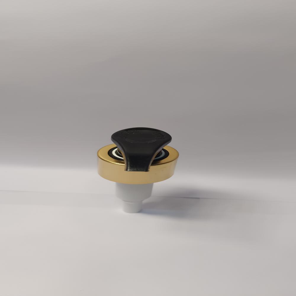 ON/OFF L-28mm Black with Golden Dispenser