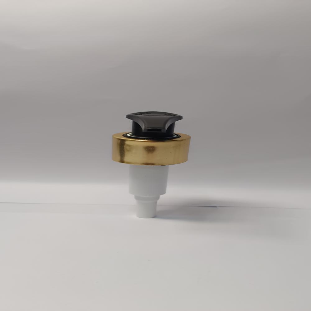 ON/OFF L-28mm Black with Golden Dispenser