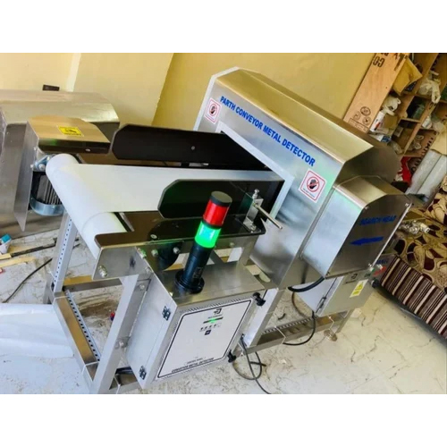 Food Metal Detector Conveyor - Color: Silver