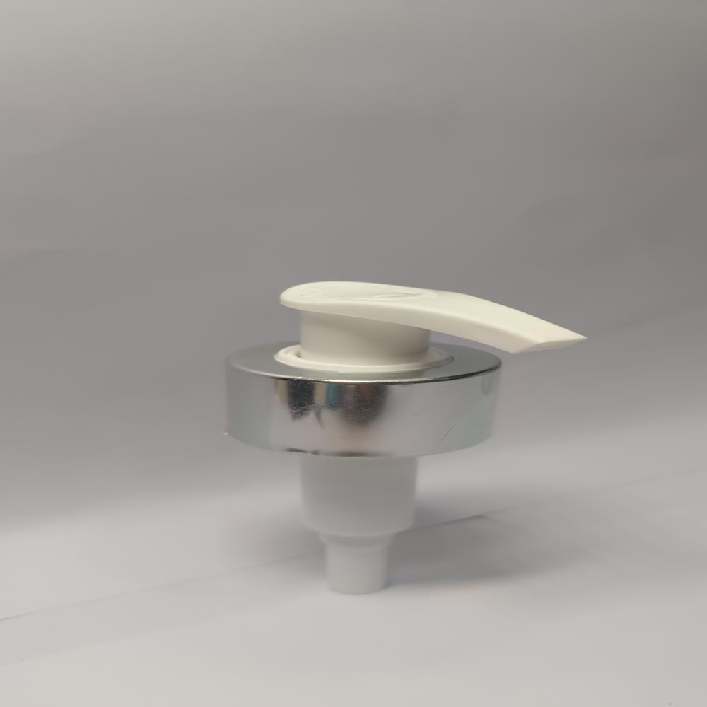 ON/OFF L-28mm white with silver dispenser