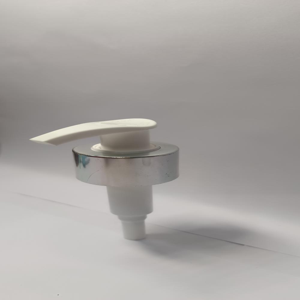 ON/OFF L-28mm white with silver dispenser