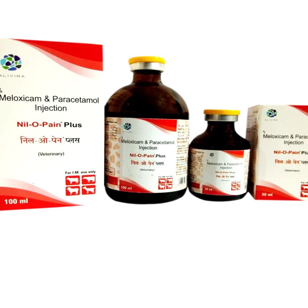 Nil -O- Pain Plus Meloxicam & Paracetamol  Injection 100 ml