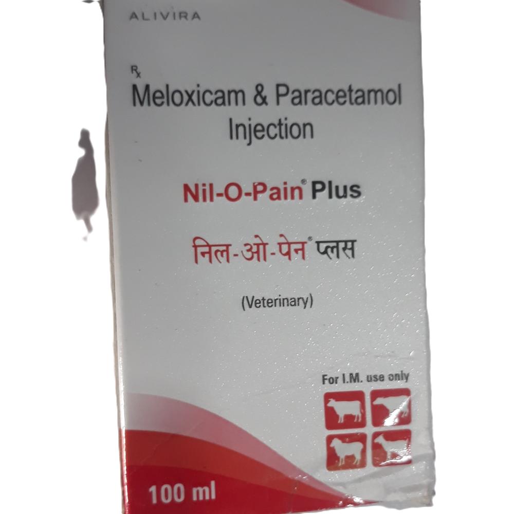 Nil -O- Pain Plus Meloxicam & Paracetamol  Injection 100 ml 