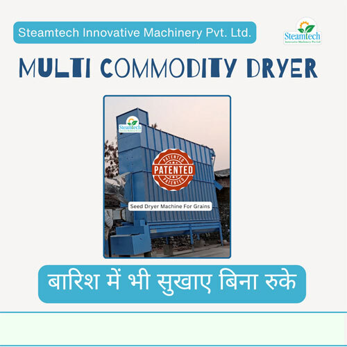 Mild Steel Multi Commodity Dryer - Color: Blue