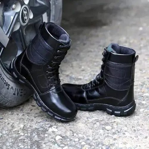 Black Combat Boot