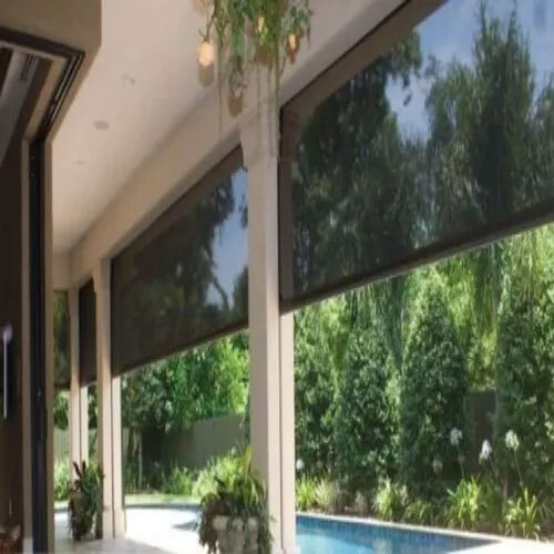 Motorized Balcony Mosquito Net - Material: Polyester