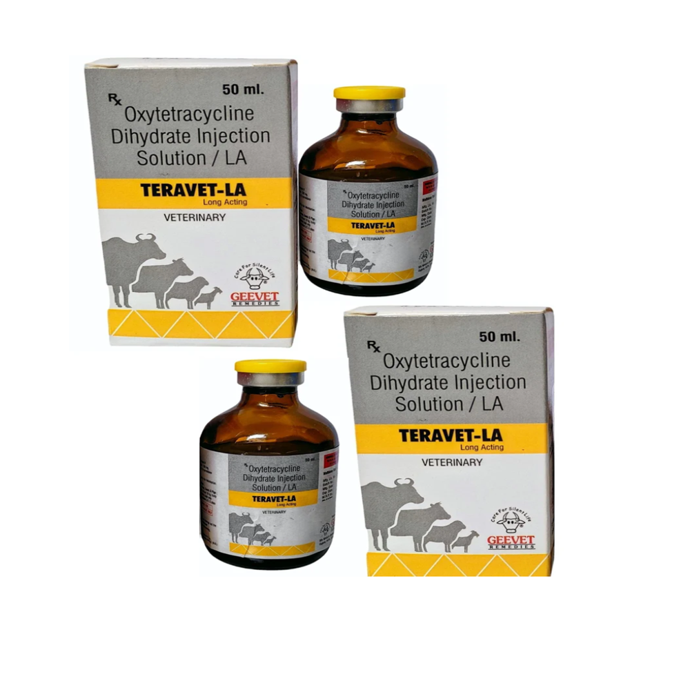 Oxytetracycline La  Dihydrate  Injection 50Ml - Packaging Type: Box