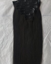 Natural Straight 7 Set Clip In Human Hair Extension