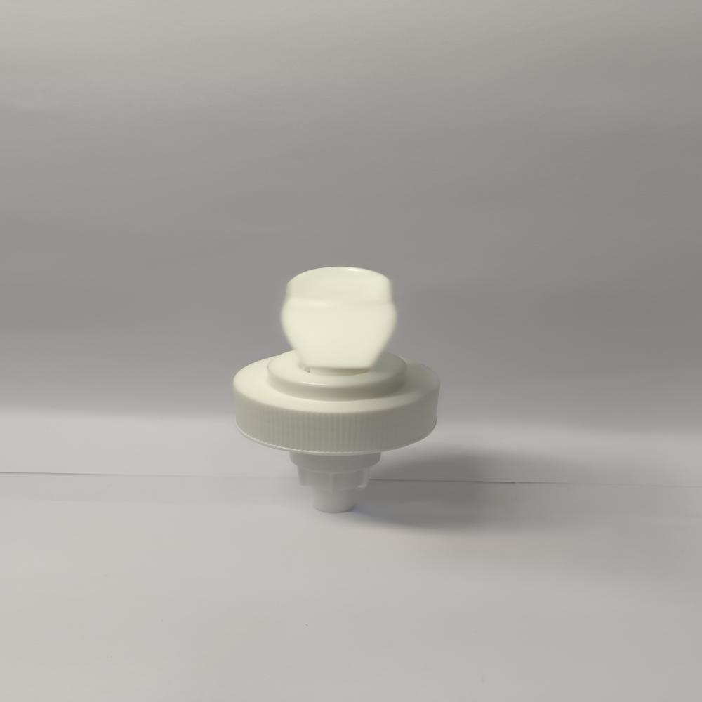 Screw Lock L-8 28mm Ribbed White Dispenser