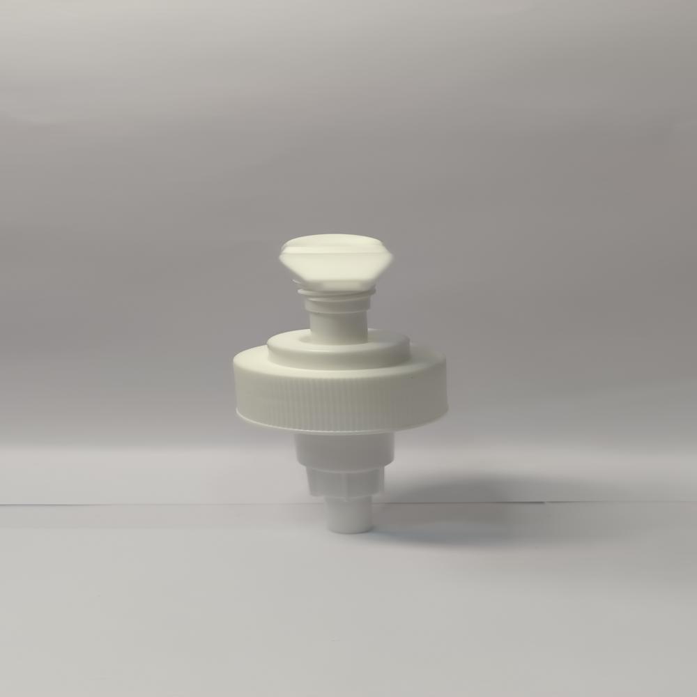 Screw Lock L-8 28mm Ribbed White Dispenser