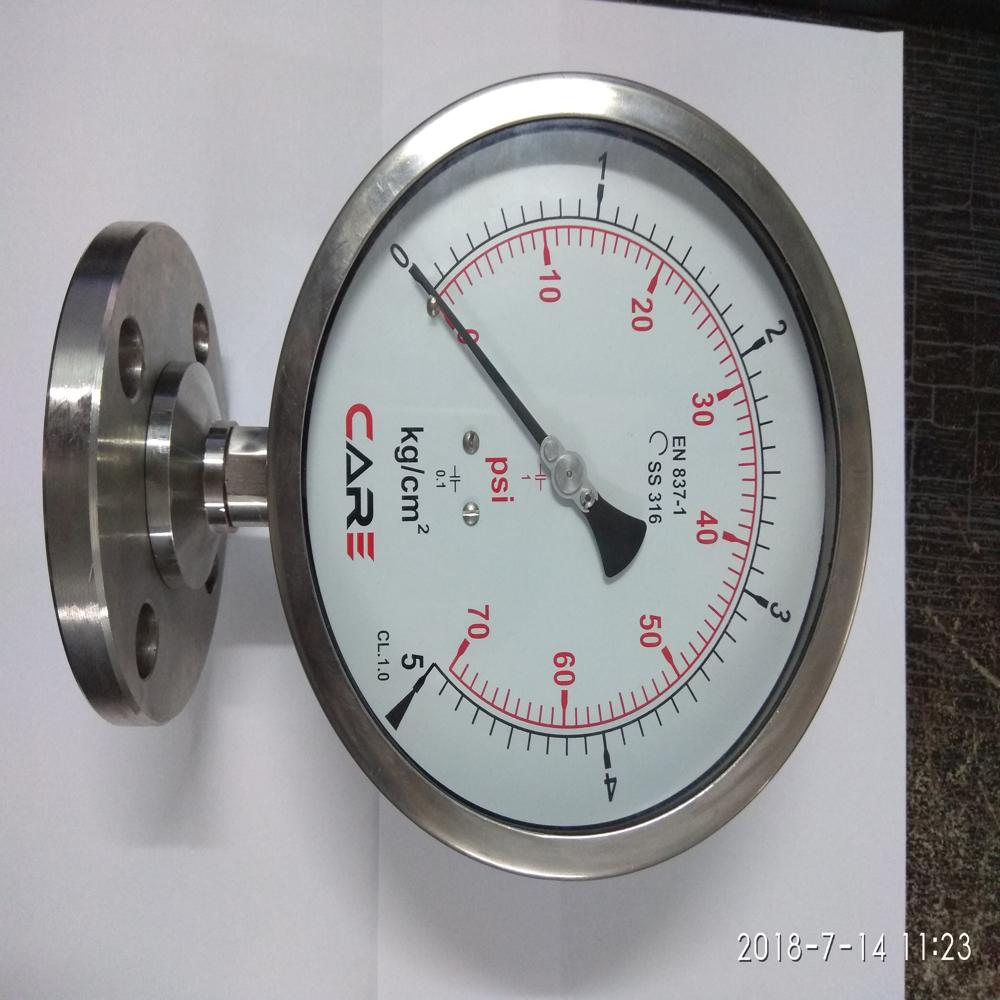 Chemical Sealed Pressure Gauge