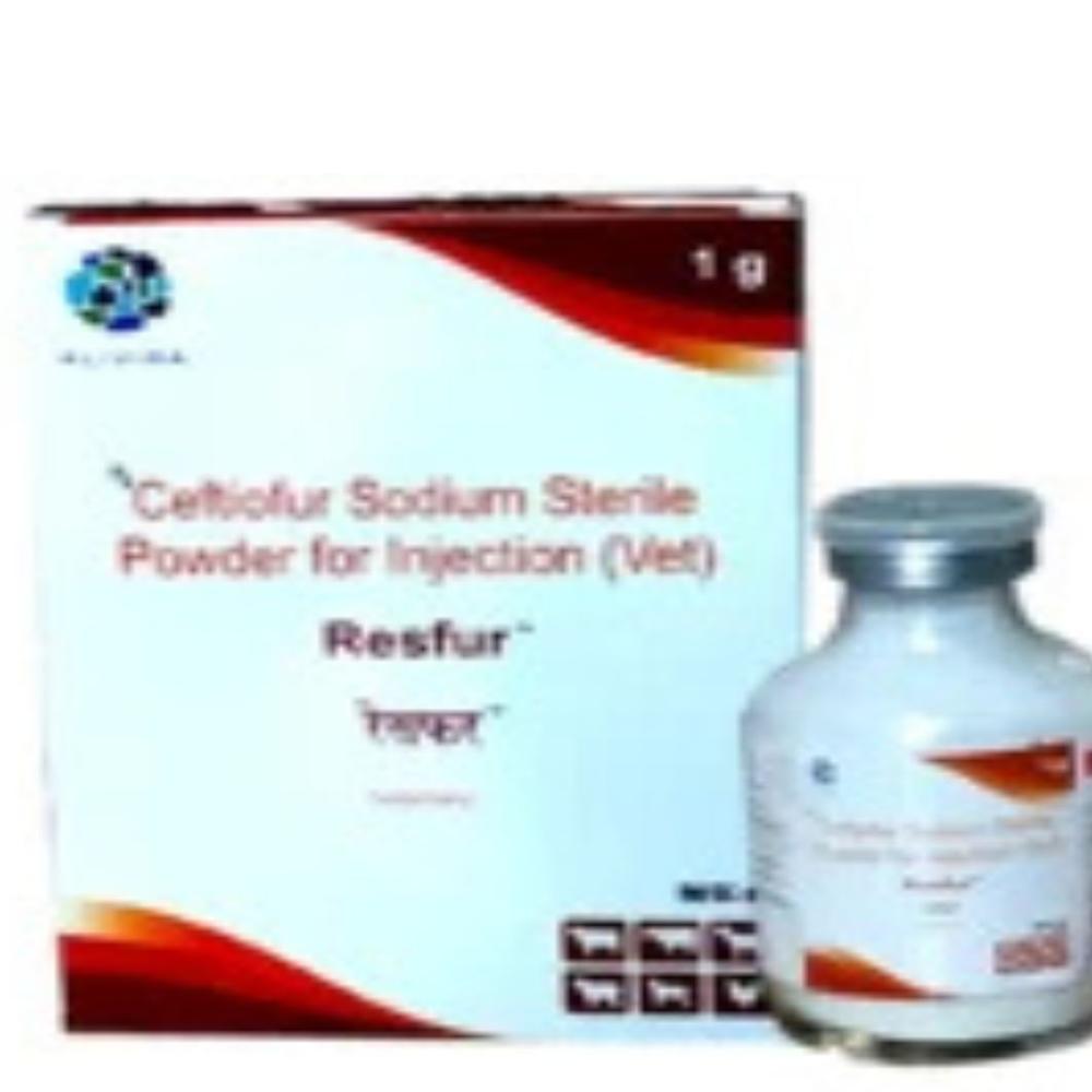 Resfur Ceftiofur Sodium Sterile Injection 1g