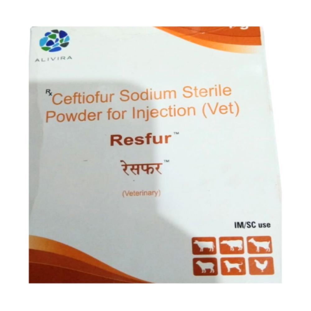 Resfur Ceftiofur Sodium Sterile Injection 1g