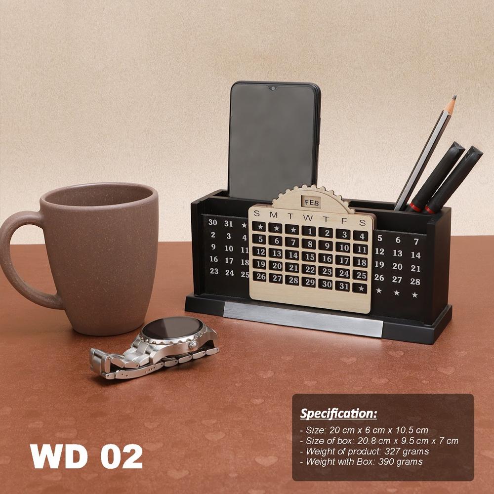 Wooden tabletop 02 black