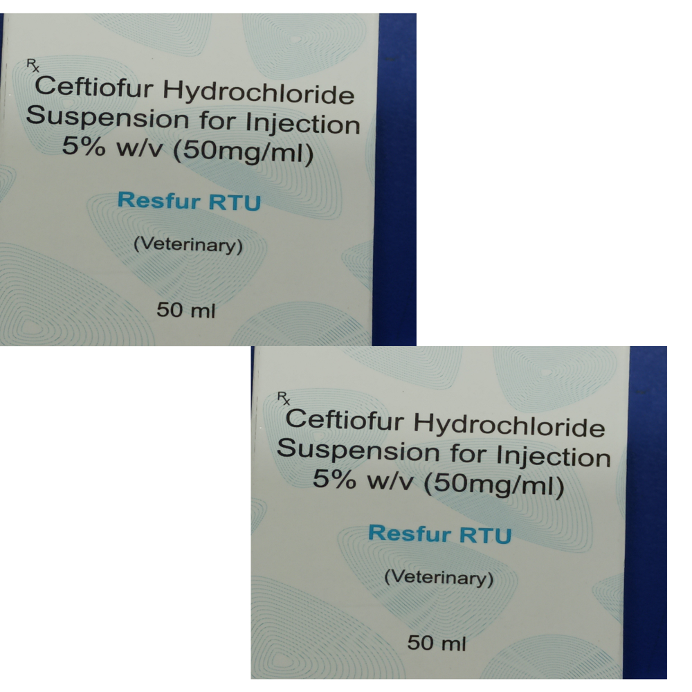 Resfur RTU Ceftiofur Hydrochloride Injection 50 ml
