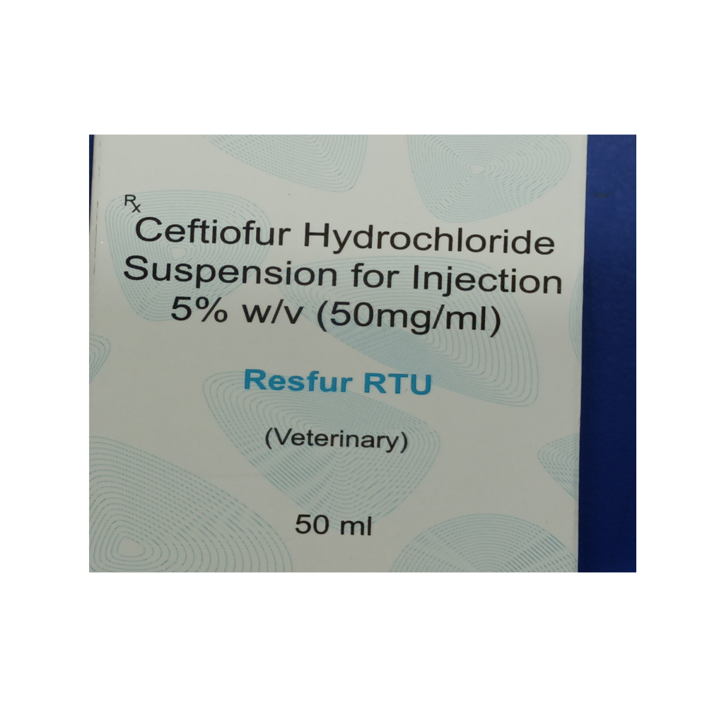 Resfur RTU Ceftiofur Hydrochloride Injection 50 ml