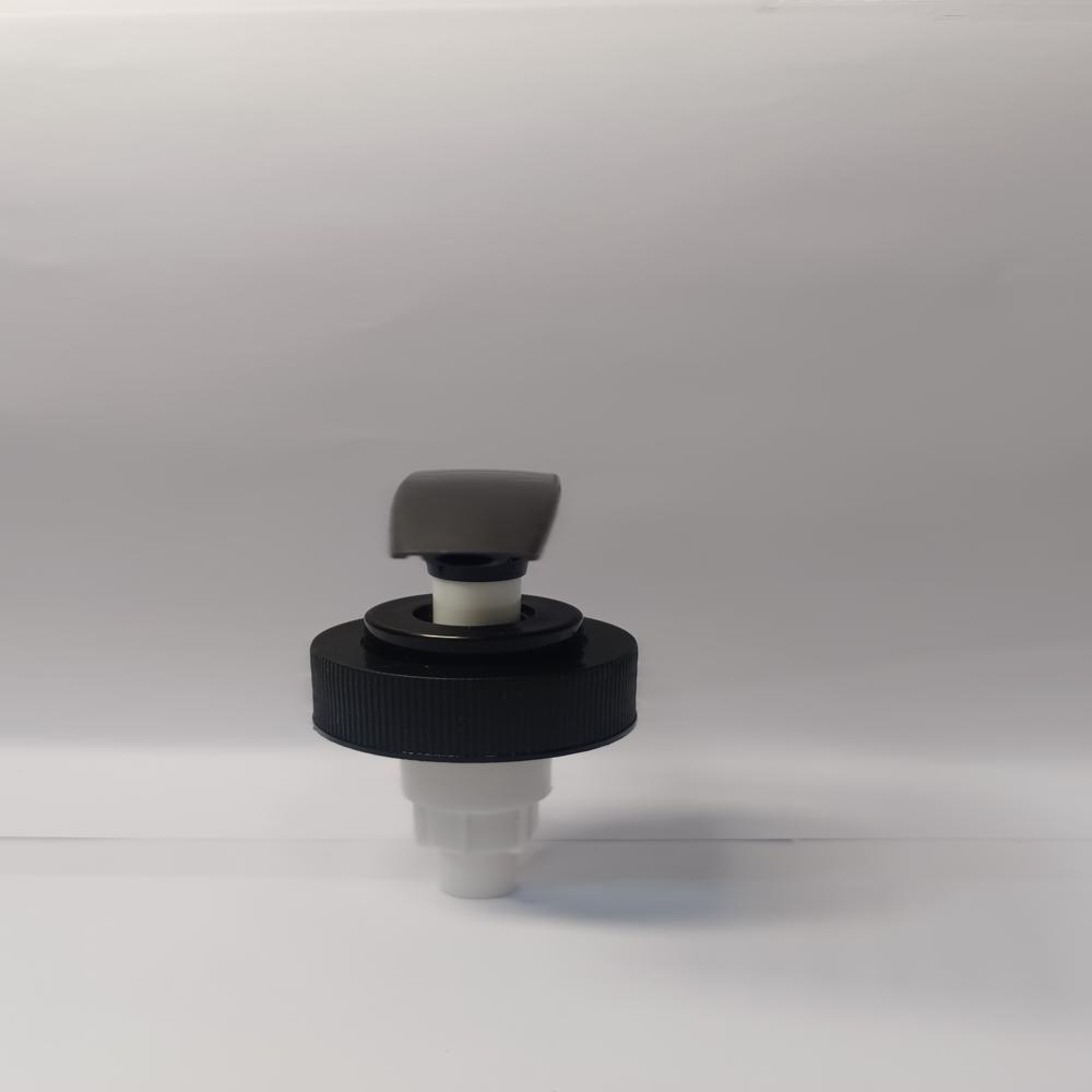 Screw Lock 24mm ribbed black Arc Head Dispenser