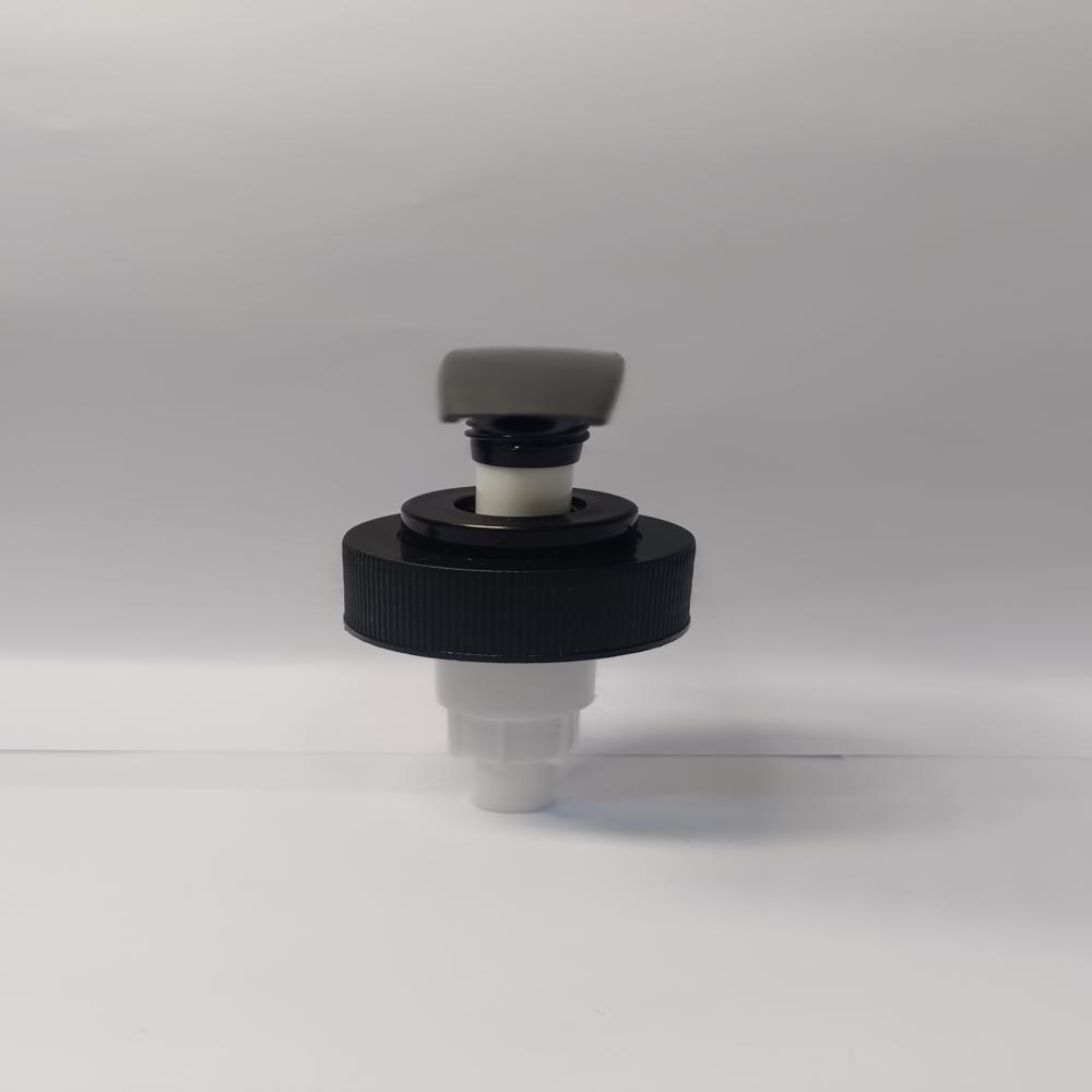 Screw Lock 24mm ribbed black Arc Head Dispenser
