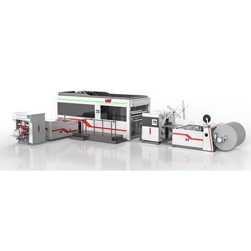LEADER ZX-LT500 Laminated Non Woven Box Bag Making Machine with Inline