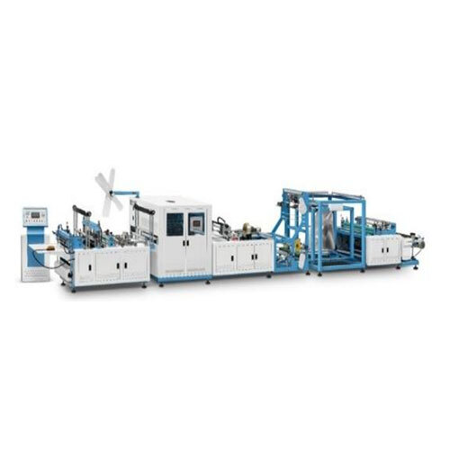 XB- 700 Non Woven Box Bag Making Machine with Inline Handle